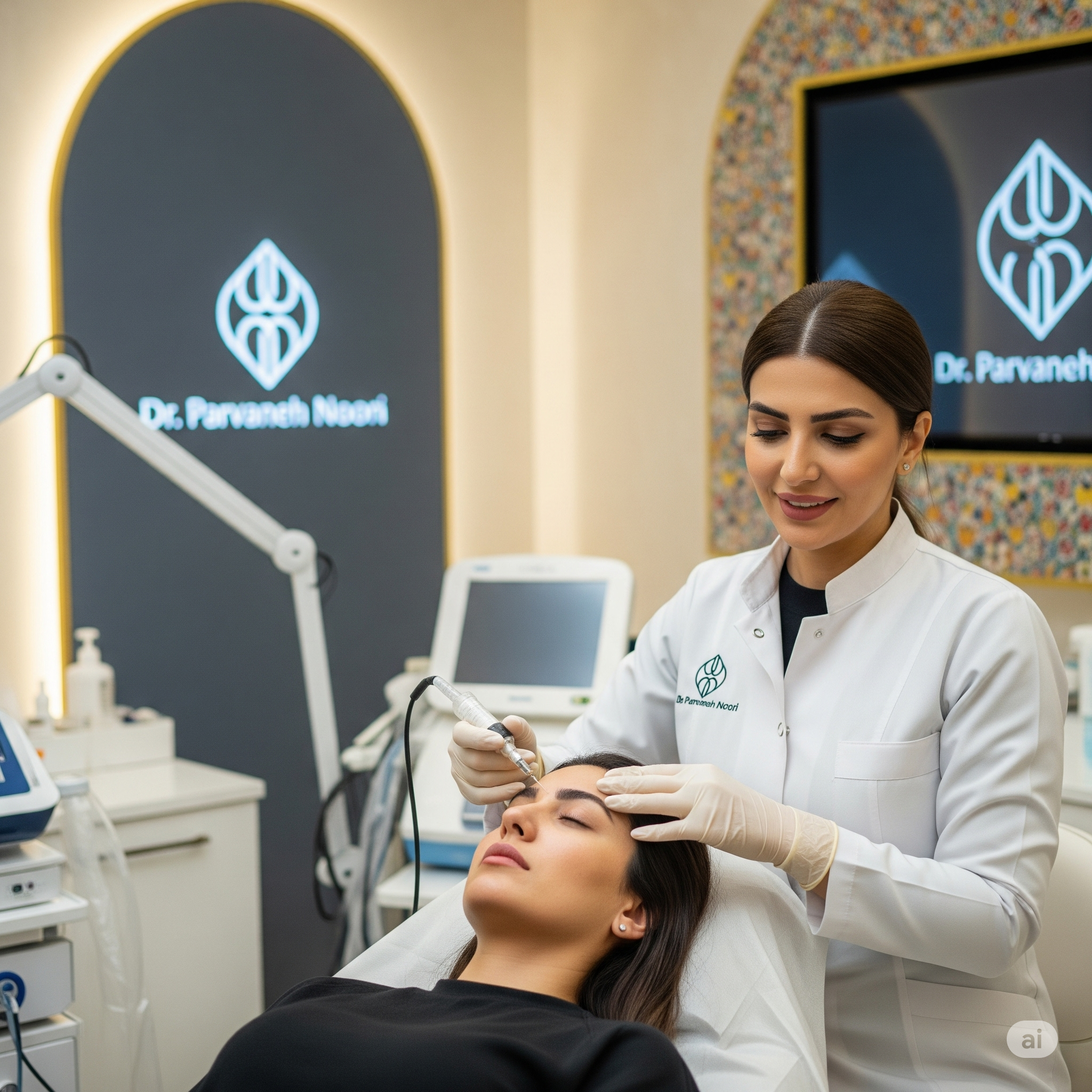دکتر نوری تزریق فیلر با برند ژوویدرم در تهران زعفرانیه